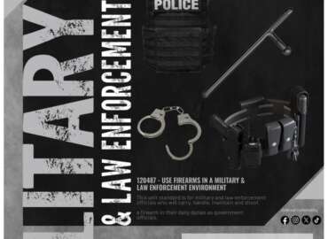 Unit standard 120487 is for military and law enforcement officials who requires knowledge on the carry, handle, shooting and maintenance of a firearm in their daily duties as government officials within the relevant legislation.