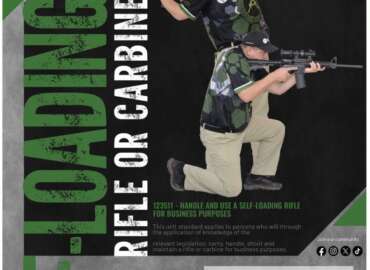 Unit standard 123511 is for persons who requires knowledge on the carry, handle, shooting and maintenance of a self-loading rifle or carbine for business purposes.