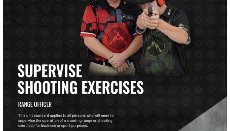 Unit standard 123516 is for persons who will need to supervise the operation of a shooting range or shooting exercises for business or sport purposes.